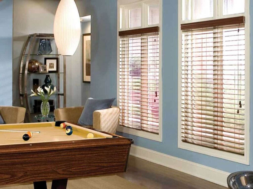 corded window blinds